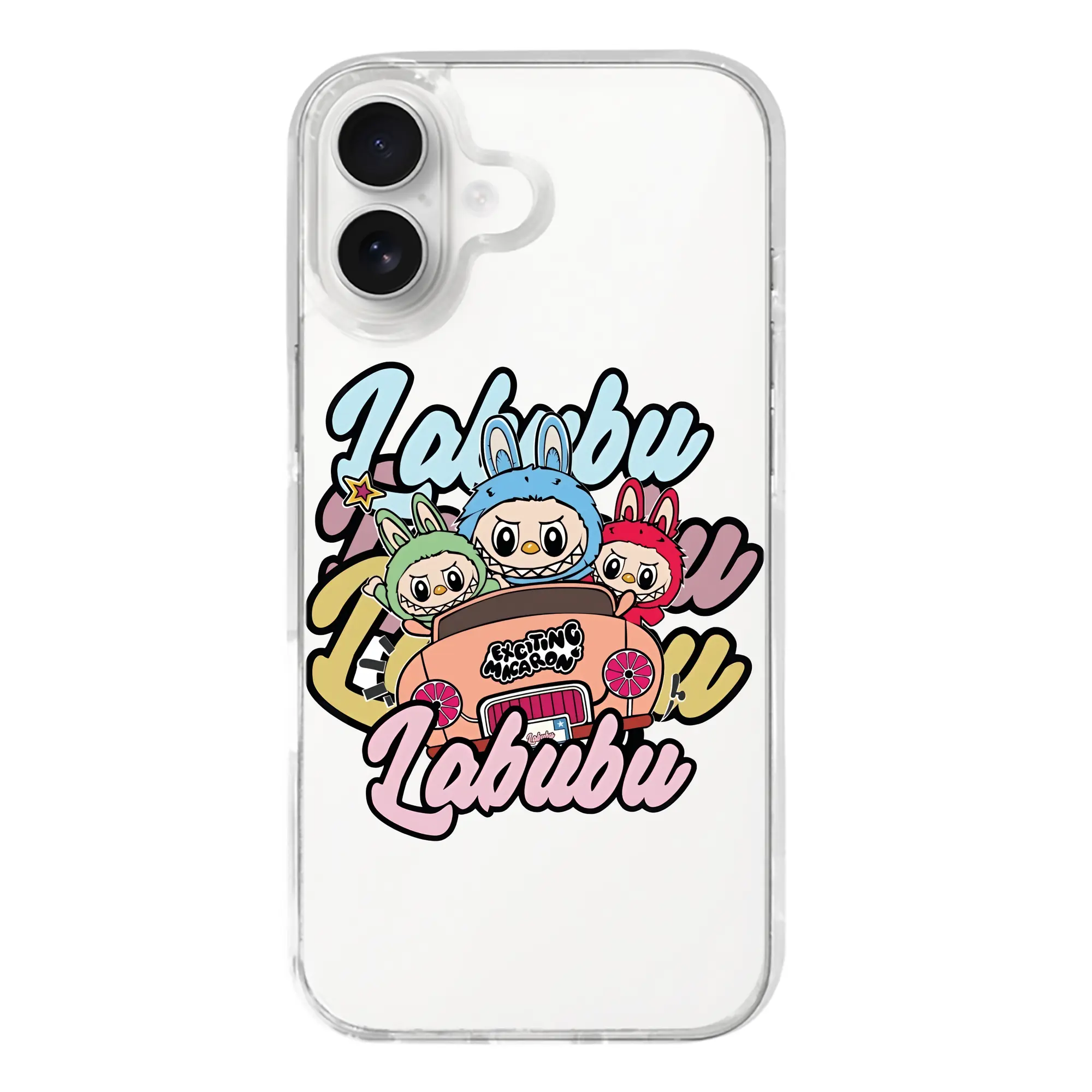 ラブブ グッズ ラブブ - iPhone 17シリーズ 透明スマホケース – 薄型・耐衝撃・精密フィット保護カバー